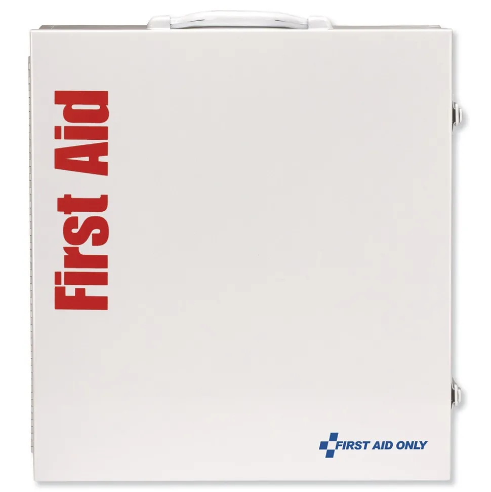 First Aid Only ANSI 2015 Class Aplus Type I and II Industrial First Aid Kit for 100 People with Metal Case (1-Kit)