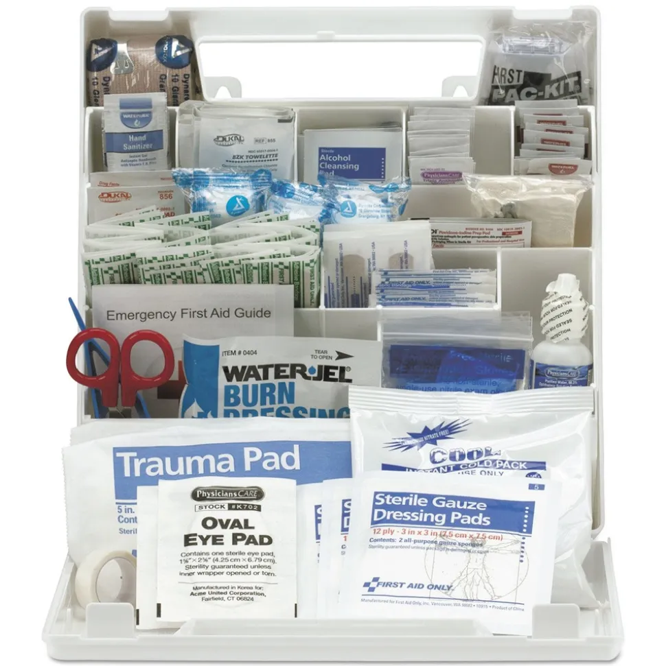 First Aid Only ANSI Class Aplus First Aid Kit for 50 People with Plastic Case (1-Kit)
