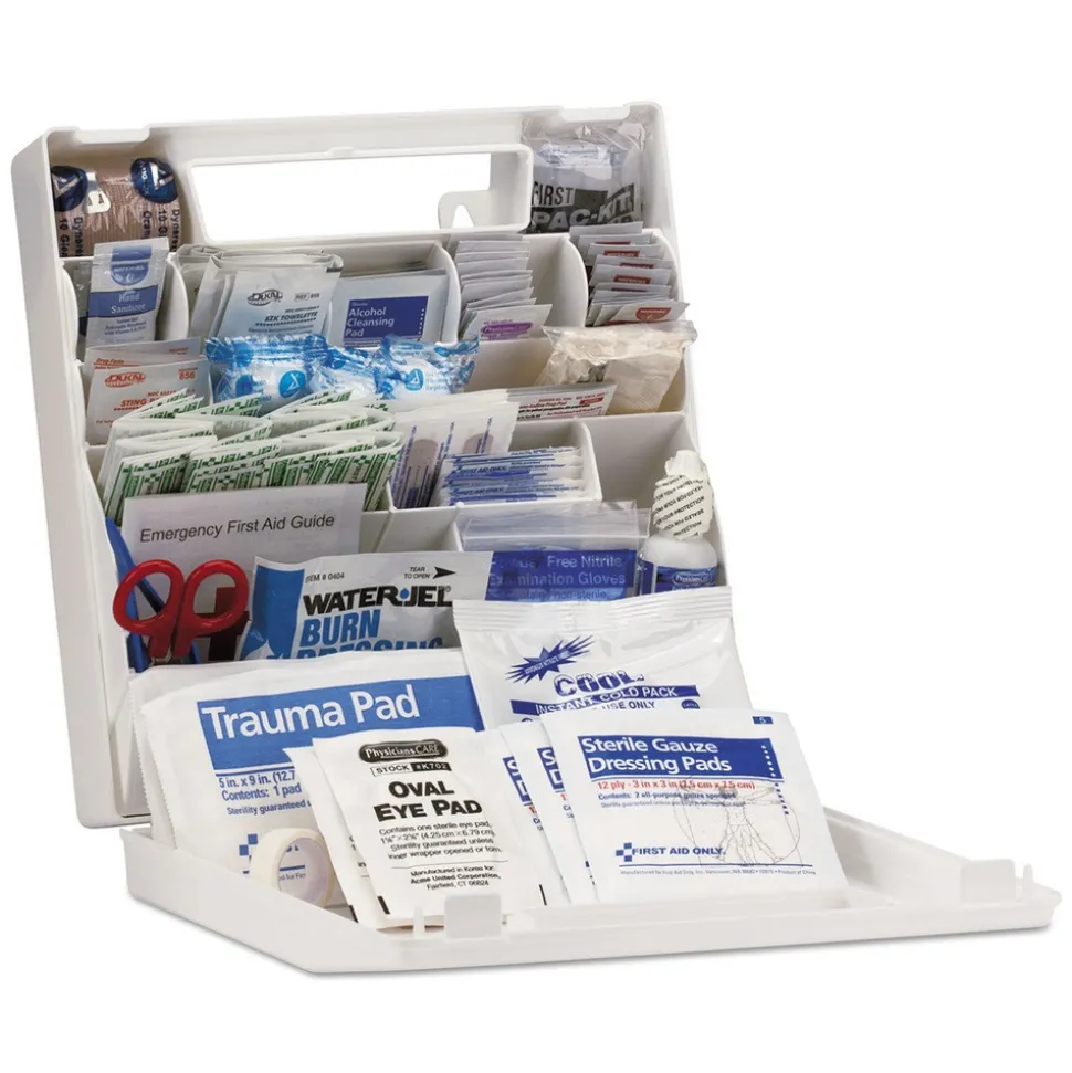 First Aid Only ANSI Class Aplus First Aid Kit for 50 People with Plastic Case (1-Kit)