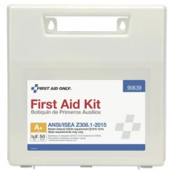 First Aid Only ANSI Class Aplus First Aid Kit for 50 People with Plastic Case (1-Kit)