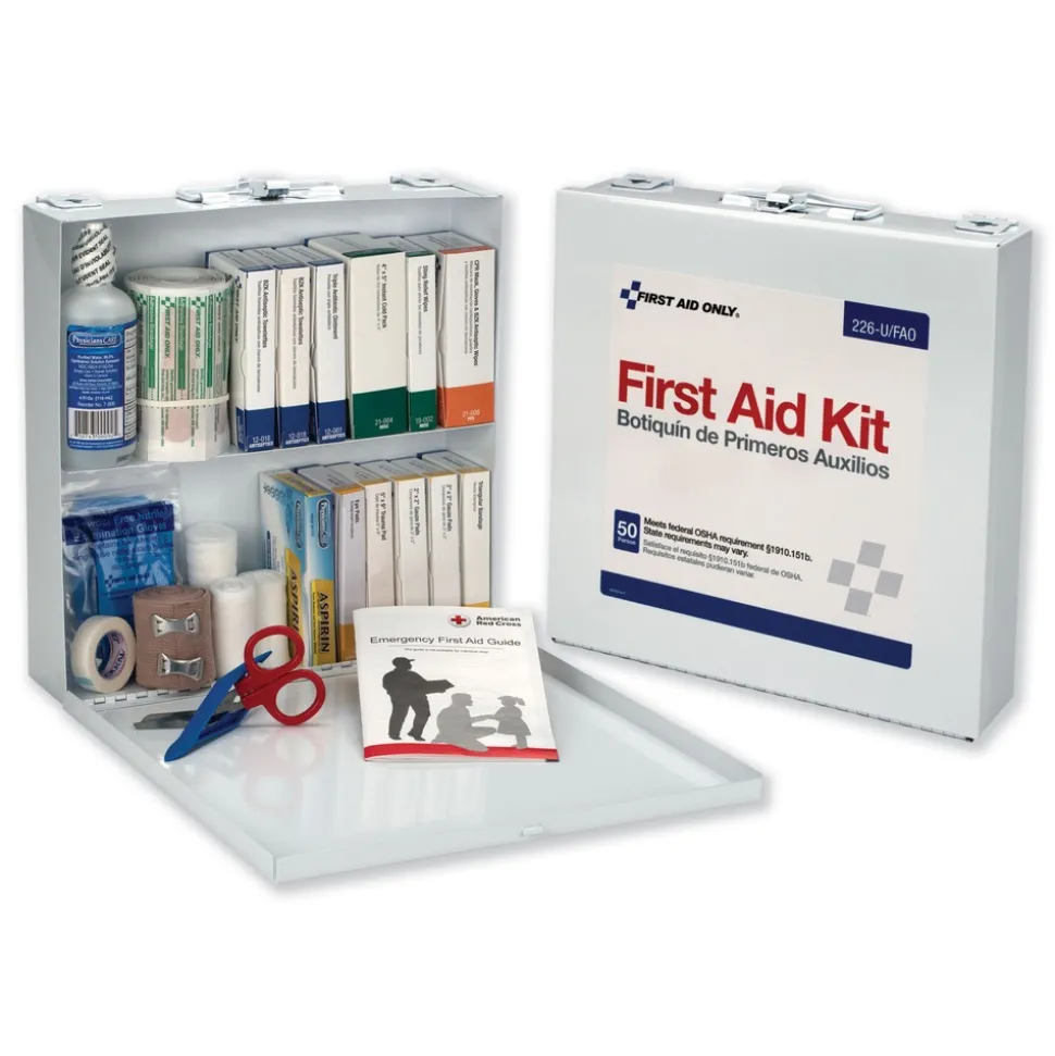 First Aid Only OSHA Compliant First Aid Station for 50 People (196/Kit)
