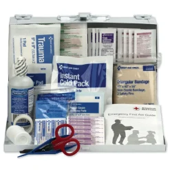 First Aid Only OSHA Compliant First Aid Kit for 25 People with Metal Case (1-Kit)