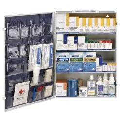First Aid Only 1461-Piece ANSI Class Bplus 4 Shelf First Aid Station with Medications Included with Metal Case (1-Kit)