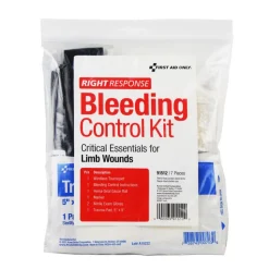 First Aid Only 8-Piece Critical Essentials Bleeding Control Kit for Limb Wounds