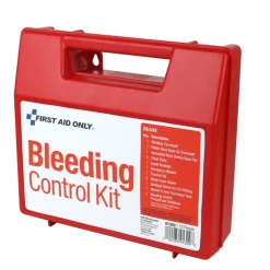 First Aid Only 14-Piece Deluxe Bleeding Control Wall Station Single Kit