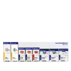 First Aid Only 135-Piece RetroFit Clean Treat and Protect Plastic Case