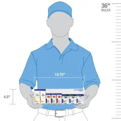First Aid Only 135-Piece RetroFit Clean Treat and Protect Plastic Case