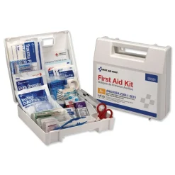 First Aid Only 141-Pieces Plastic Case ANSI 2015 Compliant Class Aplus Type I and II First Aid Kit for 25 People (1-Kit)