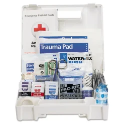 First Aid Only 141-Pieces Plastic Case ANSI 2015 Compliant Class Aplus Type I and II First Aid Kit for 25 People (1-Kit)