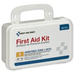 First Aid Only Plastic Case ANSI Class A 10 Person First Aid Kit (71-Pieces/Kit)
