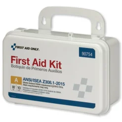 First Aid Only Plastic Case ANSI Class A 10 Person First Aid Kit (71-Pieces/Kit)