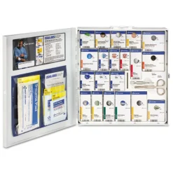 First Aid Only SmartCompliance No Medication Metal Case General Business First Aid Station for 50 People (202-Pieces/Kit)