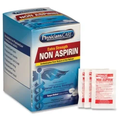First Aid Only XStrength Non-Aspirin Acetaminophen Pain Relievers/Medicines (250/Box)