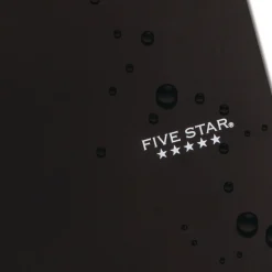 Five Star 10.5 in. x 8.63 in. Sheets Wide/Legal Rule 1-Subject Wirebound Notebook - Black Cover