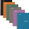 Five Star 9.5 x 7.25 Sheets (150) Medium/College Rule Wirebound Notebook - Randomly Assorted Cover Color
