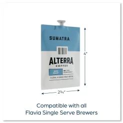 FLAVIA 48017 Alterra Coffee Freshpack - Sumatra (100/Carton)