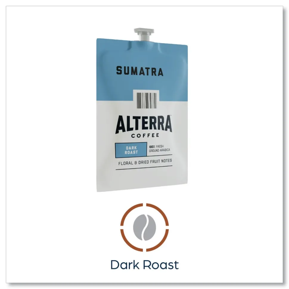 FLAVIA 48017 Alterra Coffee Freshpack - Sumatra (100/Carton)
