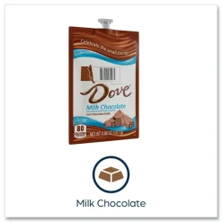 FLAVIA 48000 Dove Hot Chocolate Freshpack - Milk Chocolate (72/Carton)