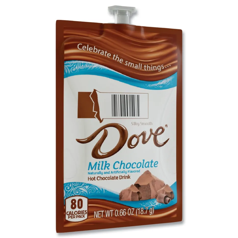 FLAVIA 48000 Dove Hot Chocolate Freshpack - Milk Chocolate (72/Carton)