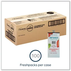 FLAVIA Infused Water Freshpack - Strawberry Basil (100/Carton)