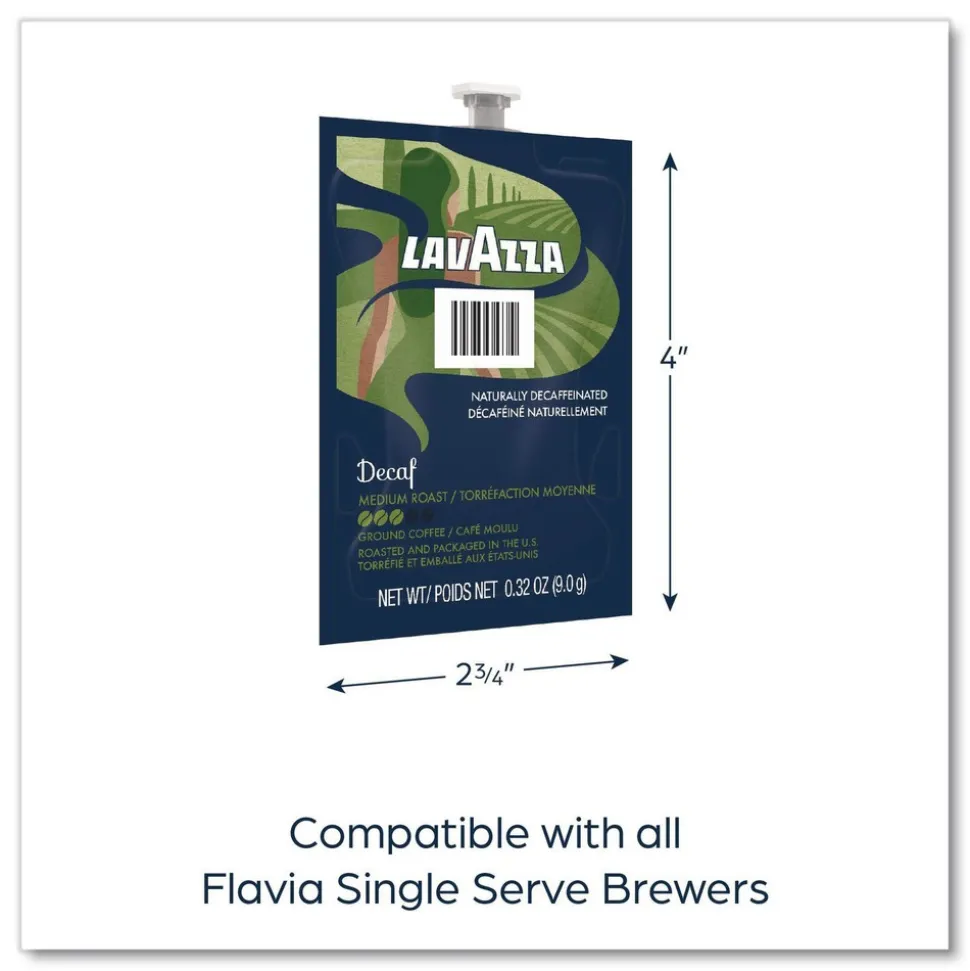 FLAVIA Lavazza Decaffeinated Coffee Freshpack (76/Carton)