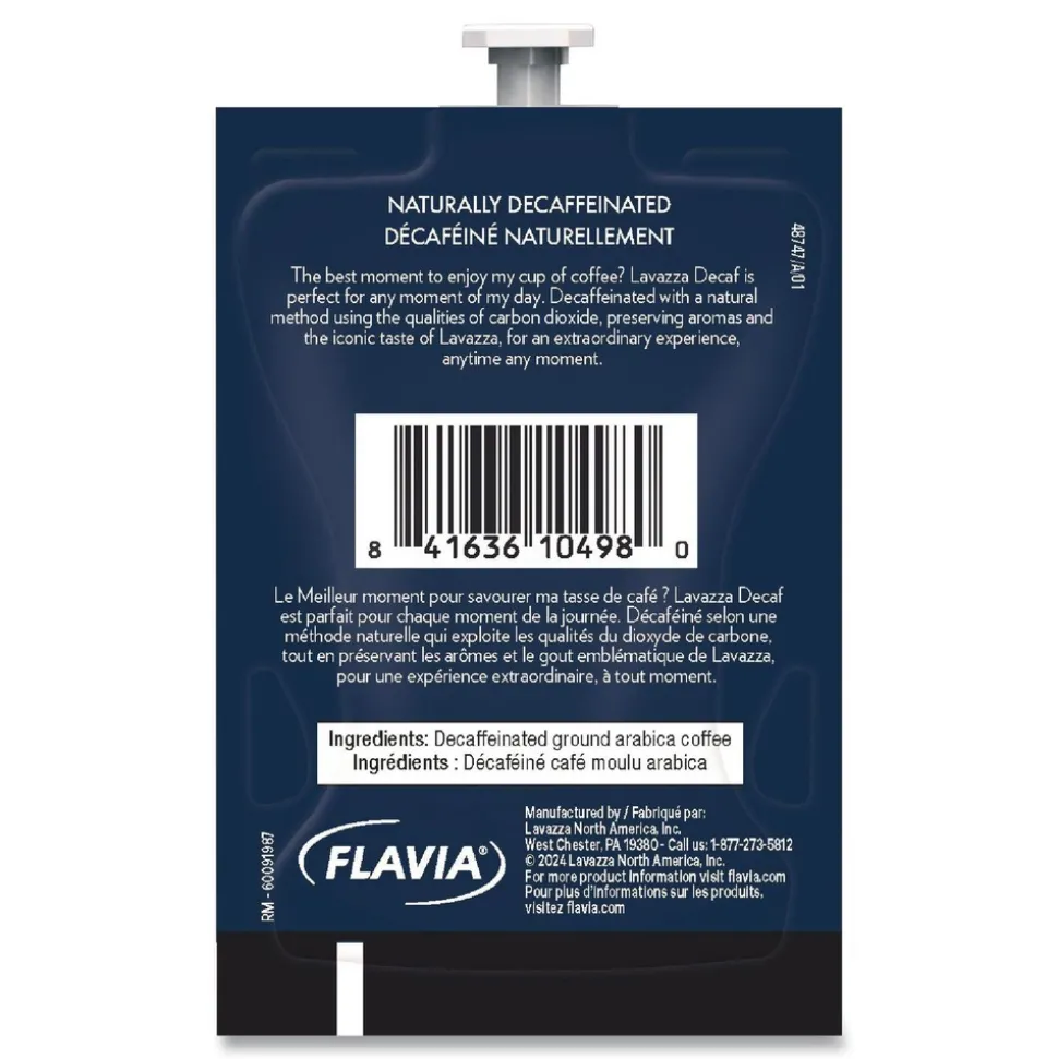 FLAVIA Lavazza Decaffeinated Coffee Freshpack (76/Carton)
