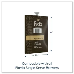 FLAVIA Peet's Coffee Freshpack - Cafe Domingo (76/Carton)