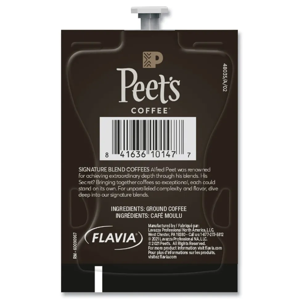 FLAVIA Peet's Coffee Freshpack - Cafe Domingo (76/Carton)