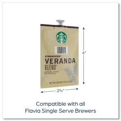 FLAVIA Starbucks Coffee Freshpack - Veranda Blend (76/Carton)