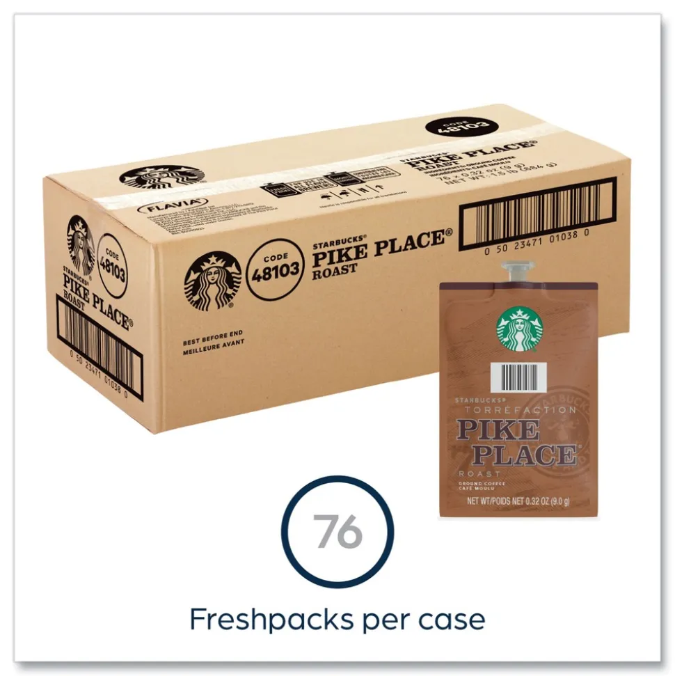 FLAVIA Starbucks Coffee Freshpack - Pike Place Roast (76/Carton)