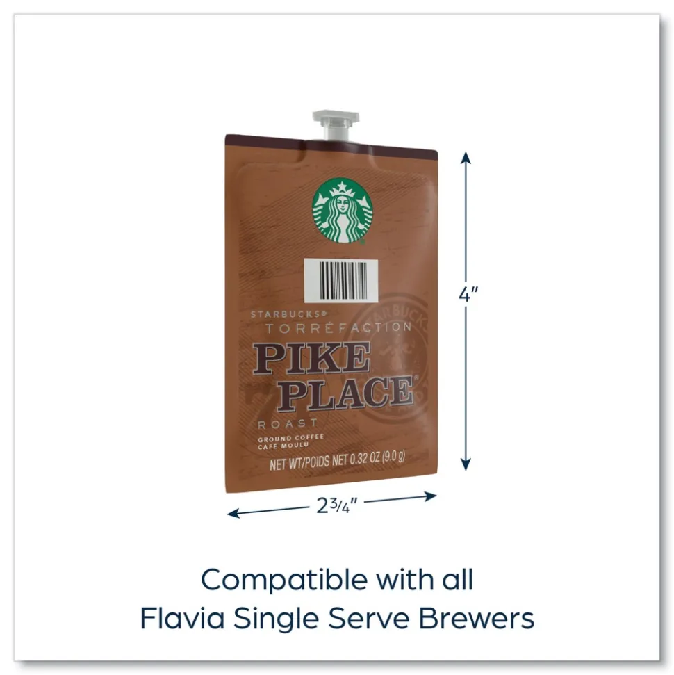 FLAVIA Starbucks Coffee Freshpack - Pike Place Roast (76/Carton)