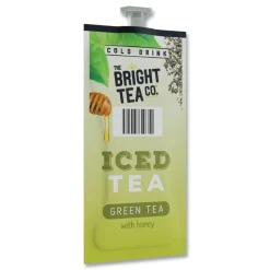 FLAVIA The Bright Tea Co. Tea Freshpack - Iced Green Tea with Honey (100/Carton)