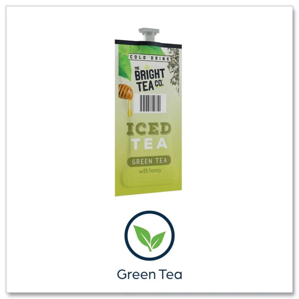 FLAVIA The Bright Tea Co. Tea Freshpack - Iced Green Tea with Honey (100/Carton)