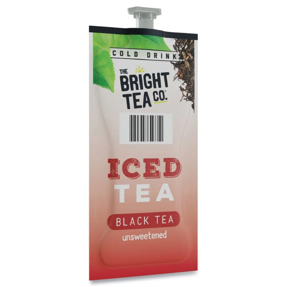 FLAVIA The Bright Tea Co. Tea Freshpack - Unsweetened Iced Black (100/Carton)