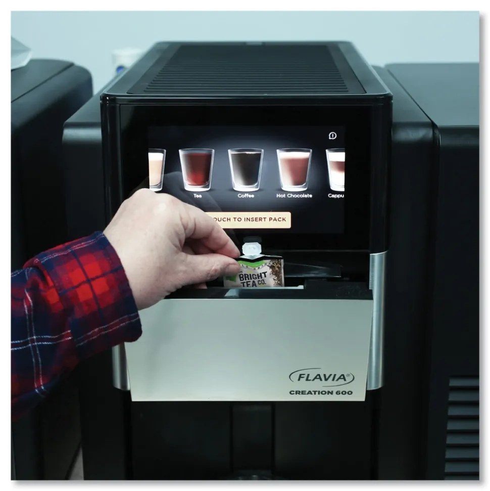 FLAVIA The Bright Tea Co. Tea Freshpack - Unsweetened Iced Black (100/Carton)