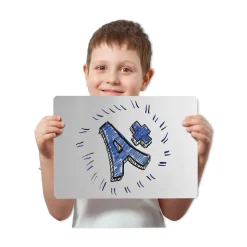 Flipside 12 in. x 9 in. Dry Erase Board Set - White Surface (12/Pack)