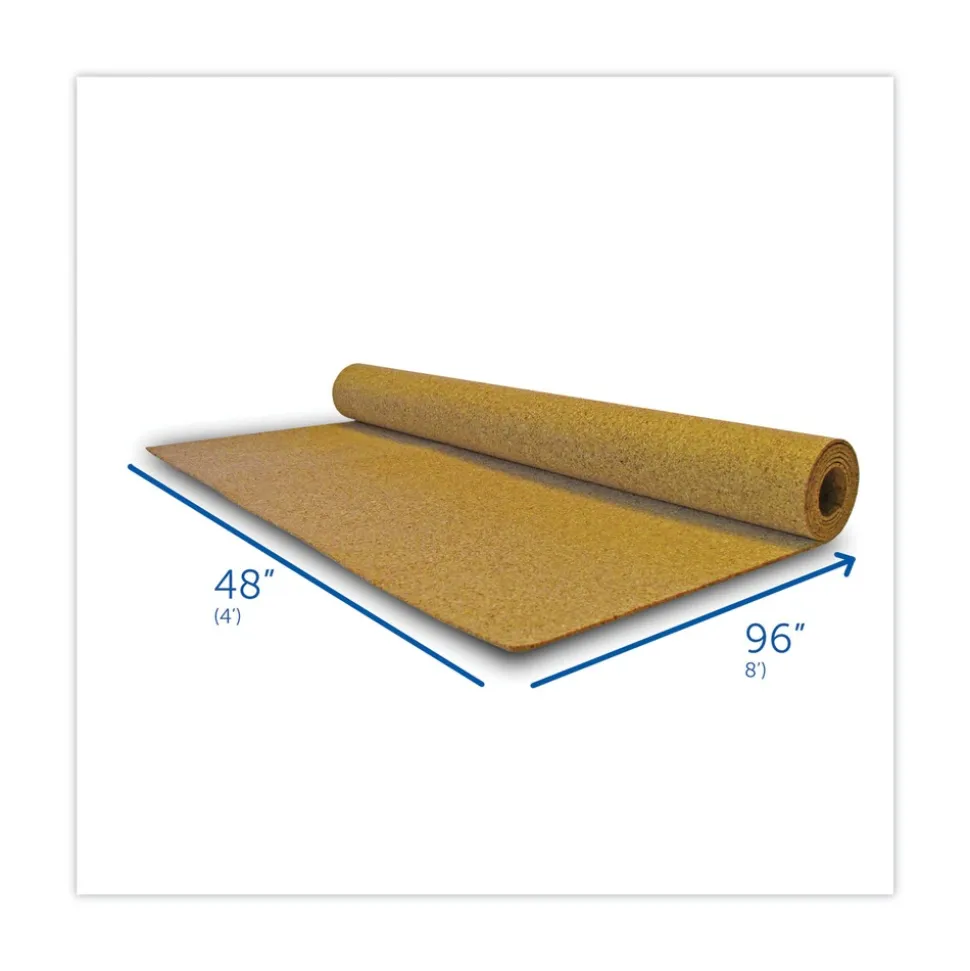 Flipside 48 in. x 0.12 in. x 96 in. Cork Roll - Brown
