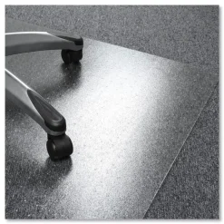 Floortex 60 in. x 48 in. Cleartex Ultimat Polycarbonate Chair Mat for High Pile Carpets - Clear