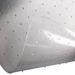 Floortex Cleartex Ultimat 48 in. x 60 in. Polycarbonate Chair Mat for Low/Medium Pile Carpet - Clear