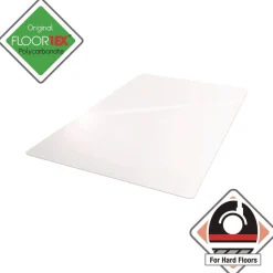 Floortex Cleartex Ultimat Polycarbonate 48 in. x 53 in. Chair Mat for Hard Floors - Clear