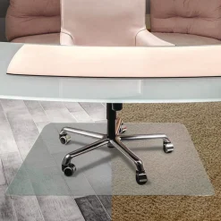 Floortex Cleartex Unomat 60 in. x 48 in. Anti-Slip Chair Mat for Hard Floors and Flat Pile Carpets - Clear