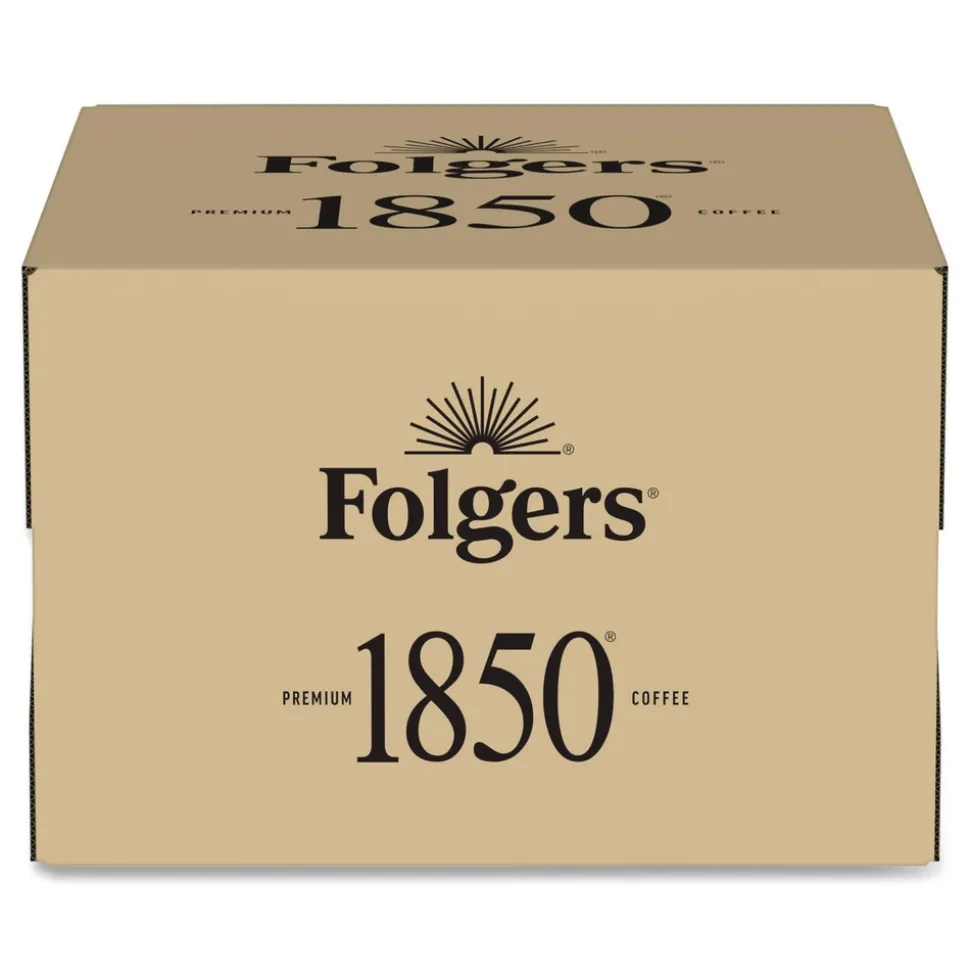 Folgers 2550093312 12 oz. Canister Ground Coffee - Expedition Blend (6/Carton)