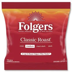 Folgers 0.6 oz. Classic Roast Ground Coffee Filter Packs (200/Carton)