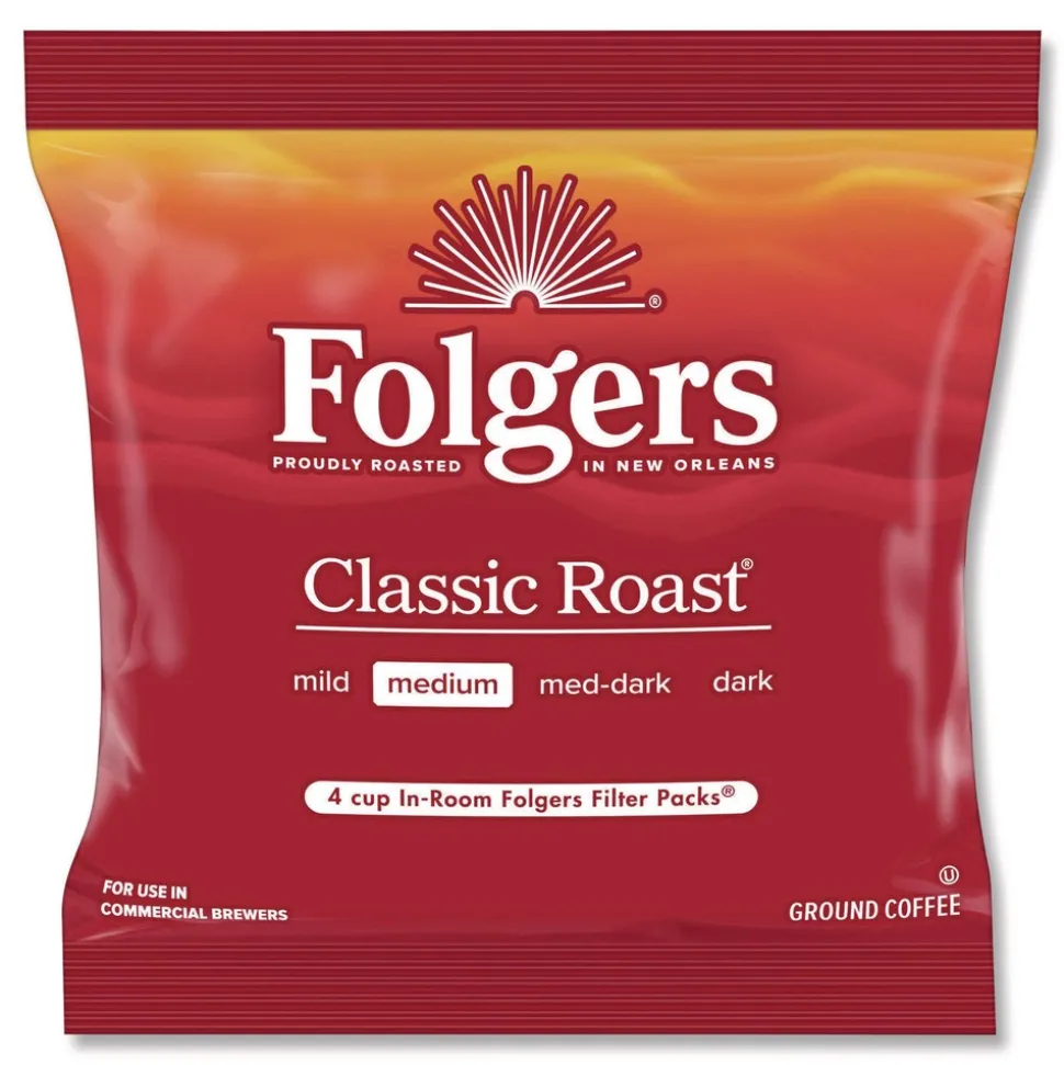 Folgers 0.6 oz. Classic Roast Ground Coffee Filter Packs (200/Carton)