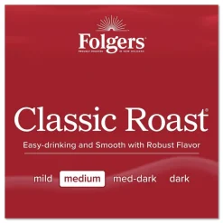 Folgers 0.6 oz. Classic Roast Ground Coffee Filter Packs (200/Carton)