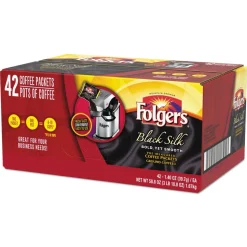 Folgers 1.4 oz. Packet Coffee - Black Silk (42/Carton)