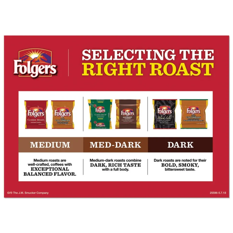 Folgers 1.4 oz. Packet Coffee - Black Silk (42/Carton)