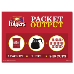 Folgers 1.4 oz. Packet Coffee - Black Silk (42/Carton)