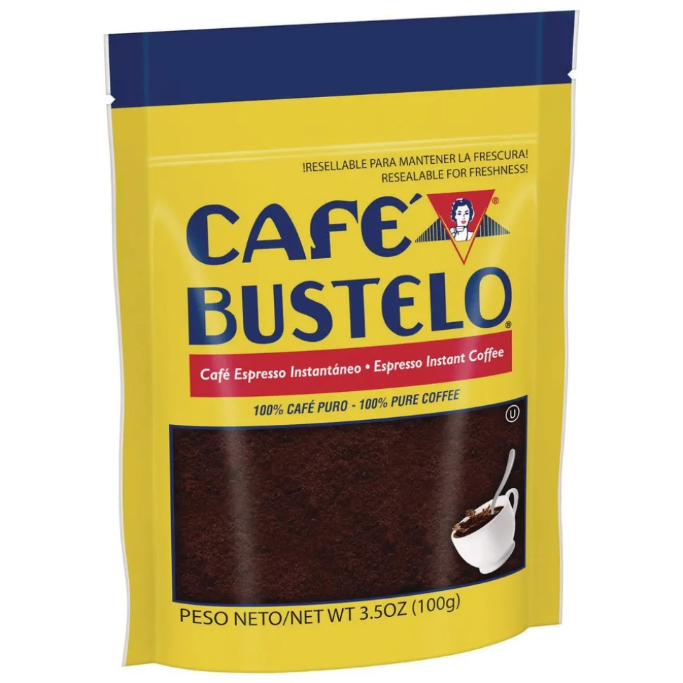 Folgers 3.5 oz Packet Espresso Cafe Bustelo Instant Coffee (24/Carton)