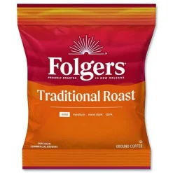 Folgers 2 oz. Traditional Roast Ground Coffee Fraction Packs (42/Carton)